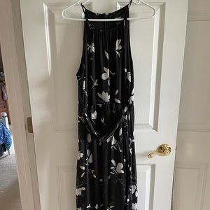 DKNY Black and Whote floral dress size 12